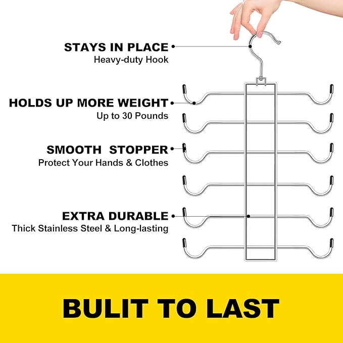 1 Pack Tank Top Hanger Space Saving, Closet-Organizer-and-Storage - Image 3