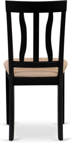 East West Furniture ANC-BLK-C Antique Dining Chairs - Image 8