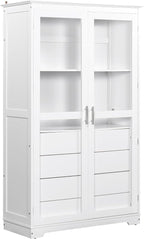 VilroCaz 75'' Tall Kitchen Pantry, Wood Freestanding Kitchen Storage Cabinet - Image 6