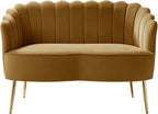 HULALA HOME Modern Velvet Loveseat Sofa - Image 8