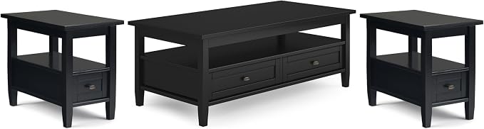 SIMPLIHOME Warm Shaker Solid Wood Transitional-Style 48-inch Wide Coffee Table by SimpliHome