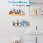 JORIKCHUO Nursery Book Shelves, Kitchen Spice Rack, or Rustic Wall Mounted - Image 5