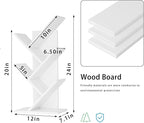 SHEEPAM 5 Tier Tree Book Shelf, Small Desktop Bookshelf - Image 3