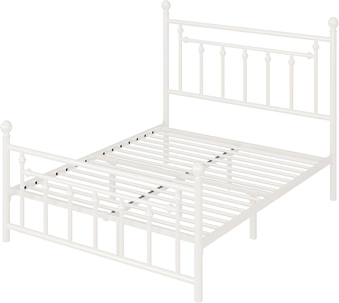 Allewie 14 Inch Queen Size Metal Platform Bed Frame - Image 9