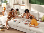 LINSY HOME Oversized Modular Sofa, Cloud Sectional Couch - Image 5