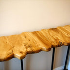 WELLAND Cedar Wood Live Edge Console Table 13" D x 42" W x 33" H Writing Desk - Image 8