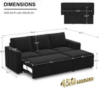 Belffin Modular Sectional Sleeper Sofa - Image 2