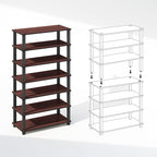 Furinno Turn-N-Tube Storage Shelves Set of 2, 4-Tier Stackable Standing Shelf - Image 4