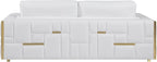 Blackjack Furniture Catania Modern Top Grain Italian Leather Sofa Set - Image 4