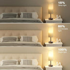 Fenmzee Brown Bedside Table Lamp - Image 4