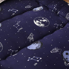 MAXYOYO Navy Space Adventure Japanese Floor Futon Mattress, Thicken Tatami Mat - Image 7