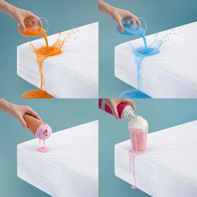 Utopia Bedding Mattress Protector Zippered Crib Size, 100% Waterproof Bed Bug - Image 4