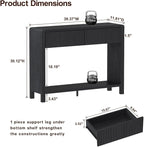 FATORRI Console Entryway Table, Modern Sofa Table - Image 3