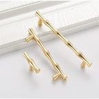 6Pcs Bamboo Shape Cabinet Knobs Handles pulls - Image 3