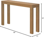 Plank+Beam Modern Solid Wood Console Table, 56 Inch, Sofa Table, Narrow - Image 2