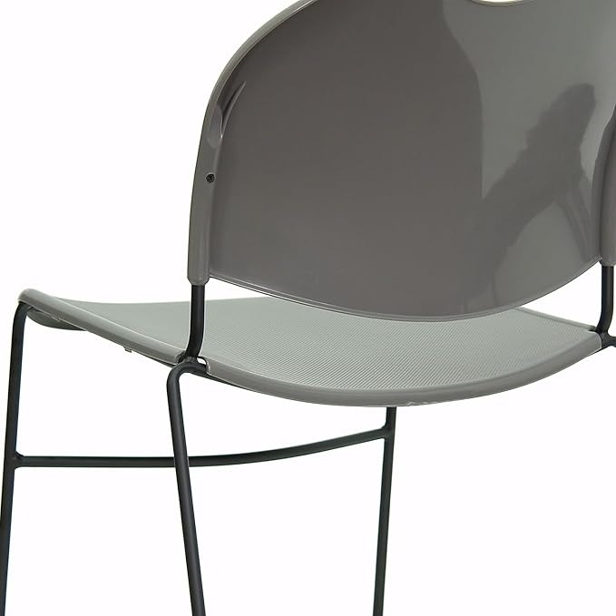 Flash Furniture 5 Pack HERCULES Series 880 lb. Capacity Gray Ultra-Compact - Image 9