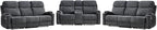 HAOMARKETS 3-Piece Power Recliner Sofa Set - Image 8