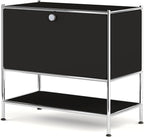 Metal Sidetable with Flap Door, 27.5" Height by SIMPLINK
