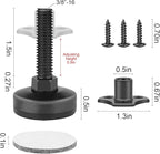 Anwenk 8Pack Leveling Feet Adjustable Furniture Levelers Table Leg Levelers - Image 3