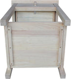 International Concepts, 25.6"H Rectangular Lamp/ End/ Side Table, 2 Drawers - Image 11