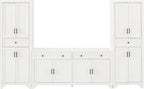 Crosley Furniture Tara 3-Piece Modern Farmhouse Sideboard Buffet Cabinet and - Image 4