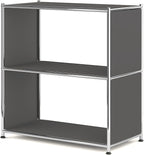 32-Inch 2-Tier Metal Bookcase, Open Shelf Storage Organizer by SIMPLINK