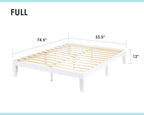 Mellow Naturalista Classic 12 Inch Solid Wood Platform Bed - Image 2