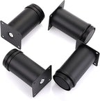 OwnMy 4PCS 4 Inch Furniture Legs Feets Metal Cabinet Legs, Adjustable Round - Image 2