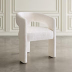 Jofran Gwen Jacquard Upholstered Accent Chair, Modern Luxury Plush Sculptural - Image 8