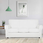 ZNSAYOTX Oversized Velvet Couch Cover 4 Piece Stretch Sofa Covers - Image 2