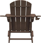 SERWALL Adirondack Chair with Cup Holders - Image 12
