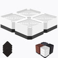 Bed Risers Heavy Duty, Adjustable Furniture Riser Blocks Lift 1.5, 4.3 inches by LiftLevelYourBed