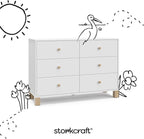 Storkcraft California 6-Drawer Double Dresser - Image 8