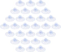 30 Pack Clear PVC Plastic Suction Cups, Anti-Collision, Transparent, Without by Qjaiune