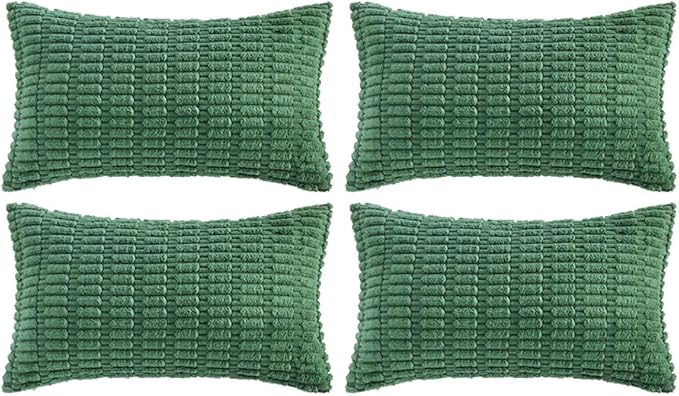 Fancy Homi 4 Packs Decorative Throw Pillow Covers by Fancy+Homi