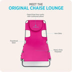Ostrich the Original Chaise 72 x 22 Inch Lounge Portable Reclining Lounger - Image 6