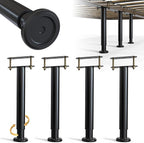 4Pcs Bed Frame Support Leg, Adjustable 14" to 23.6", Increase Under-Bed Storage by YUEYIN