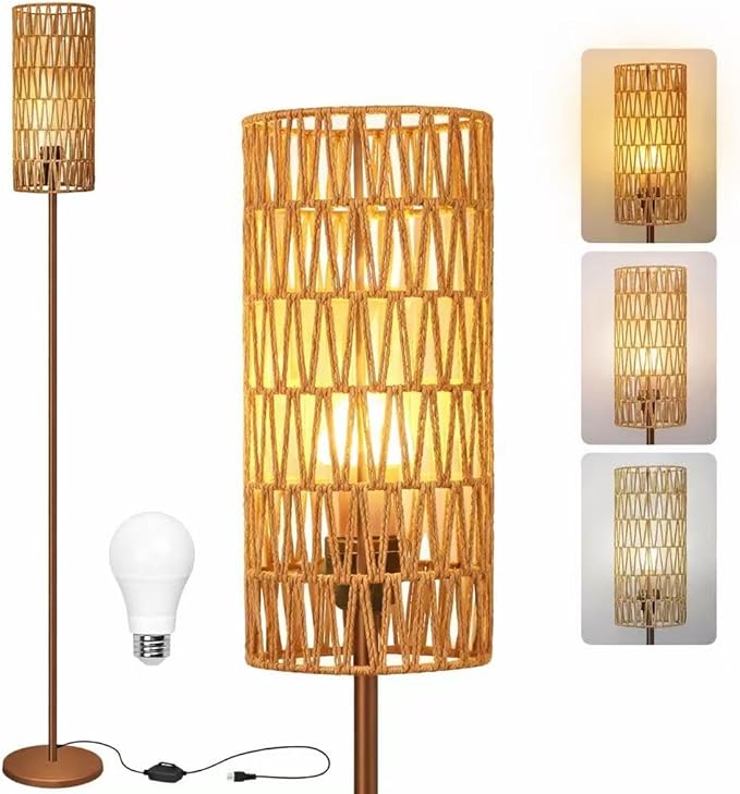 Ruiever Floor Lamp for Living Room, Farmhouse Floor lamp, Modern Standing lamp by Ruiever