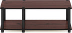 Furinno JUST TV Stand, 2-Tier No Tools Mid Entertainment Center - Image 4