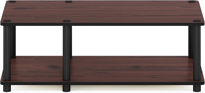 Furinno JUST TV Stand, 2-Tier No Tools Mid Entertainment Center - Image 4