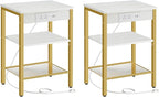 HOOBRO Side Tables Set of 2 by HOOBRO