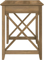 Bush Home Key West 48W Writing Desk in Reclaimed Pine - Image 8