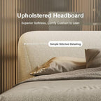 homary Queen Size Upholstered Bed Frame - Image 4