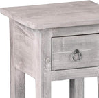 Sunset Trading Shabby Chic Cottage Accent Table, Distressed Light Gray - Image 7