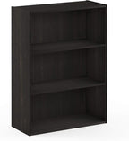 Furinno PASIR Book Shelf, 3-Tier Bookshelf, 9.7" x 23.7" x 31.5", - Image 6