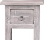 Sunset Trading Shabby Chic Cottage Accent Table, Distressed Light Gray - Image 6