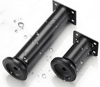 4PCS Adjustable 4.7-7.08 Inch Metal Furniture Legs Black Furniture Replacement - Image 4