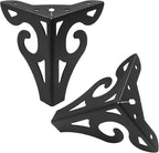 Piutouyar 5 Inch Hollow Out Furniture Legs Set of 4, Modern Triangle Couch Feet - Image 5