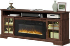 70" Fireplace TV Stand, Farmhouse Entertainment Center - Image 9