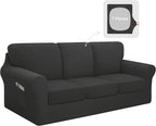 Easy-Going 7 Pieces Stretch Couch Cover Washable Sofa Cover Set by Easy-Going